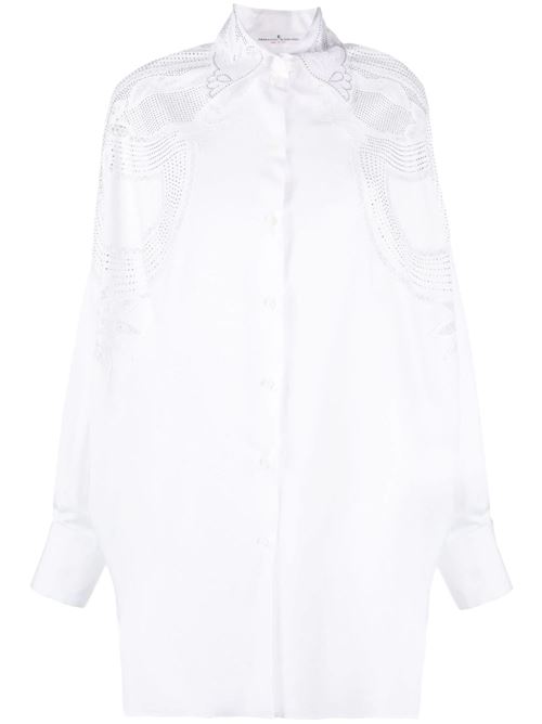 White cotton shirt dress Ermanno Scervino | D442K322MSC10601